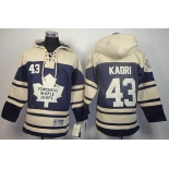 youth nhl jerseys toronto maple leafs #43 kadri blue-cream[pullover hooded sweatshirt]