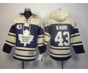 youth nhl jerseys toronto maple leafs #43 kadri blue-cream[pullover hooded sweatshirt]