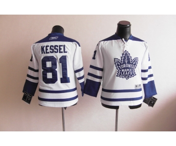 youth nhl jerseys toronto maple leafs #81 kessel white