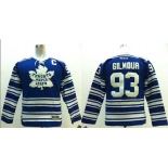 youth nhl jerseys toronto maple leafs #93 gilmour blue[2014 winter classic patch C]