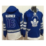 Toronto Maple Leafs #16 Mitchell Marner Blue Name & Number Pullover NHL Hoodie