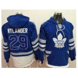 Toronto Maple Leafs #29 William Nylander Blue Name & Number Pullover NHL Hoodie