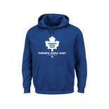 Toronto Maple Leafs Majestic Royal Blue Critical Victory VIII Fleece Hoodie