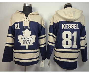 nhl jerseys toronto maple leafs #81 kessel blue-cream[pullover hooded sweatshirt]