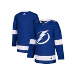 Men Adidas Tampa Bay Lightning Blank Blue Home Authentic Stitched NHL Jersey