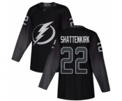 Men's Lightning #22 Kevin Shattenkirk Black Alternate Authentic Stitched Hockey Jersey