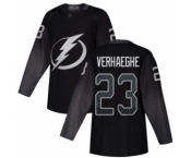 Men's Lightning #23 Carter Verhaeghe Black Alternate Authentic Stitched Hockey Jersey