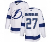 Men's Lightning #27 Ryan McDonagh White Road Authentic Stitched Hockey Jersey