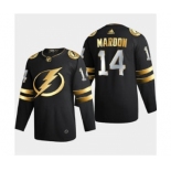 Men's Tampa Bay Lightning #14 Patrick Maroon Black Golden Edition Limited Stitched Hockey Jersey