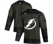 Men's Tampa Bay Lightning 2019 Veterans Day Authentic Practice Hockey Jersey Camo