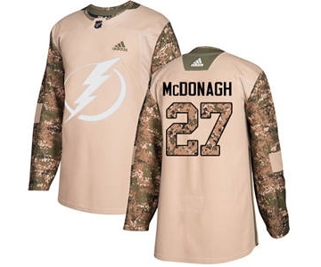 Men's Tampa Bay Lightning #27 Ryan McDonagh Camo 2017 Veterans Day Stitched Hockey Jersey