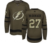 Men's Tampa Bay Lightning #27 Ryan McDonagh Green Salute to Service Stitched Hockey Jersey