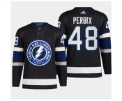 Men's Tampa Bay Lightning #48 Nick Perbix Black 2024 Stadium Series Stitched Jersey