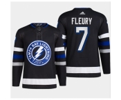 Men's Tampa Bay Lightning #7 Haydn Fleury Black 2024 Stadium Series Stitched Jersey