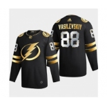 Men's Tampa Bay Lightning #88 Andrei Vasilevskiy Black Golden Edition Limited Stitched Hockey Jersey