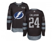 Tampa Bay Lightning #24 Ryan Callahan Black 1917-2017 100th Anniversary Stitched NHL Jersey