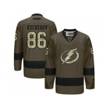 Tampa Bay Lightning #86 Nikita Kucherov Green Salute to Service Stitched NHL Jersey