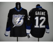 nhl jerseys tampa bay lightning #12 gagne black