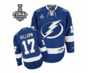 nhl jerseys tampa bay lightning #17 killorn blue[2015 stanley cup]