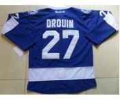 nhl jerseys tampa bay lightning #27 drouin blue