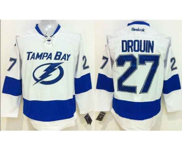 nhl jerseys tampa bay lightning #27 drouin white