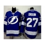 nhl jerseys tampa bay lightning #27 jonathan drouin blue