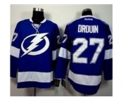 nhl jerseys tampa bay lightning #27 jonathan drouin blue