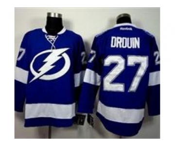 nhl jerseys tampa bay lightning #27 jonathan drouin blue