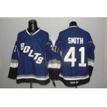 nhl jerseys tampa bay lightning #41 smith blue