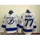 nhl jerseys tampa bay lightning #77 hedman white