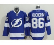 nhl jerseys tampa bay lightning #86 kucherov blue