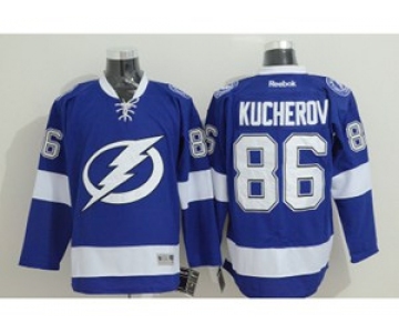 nhl jerseys tampa bay lightning #86 kucherov blue