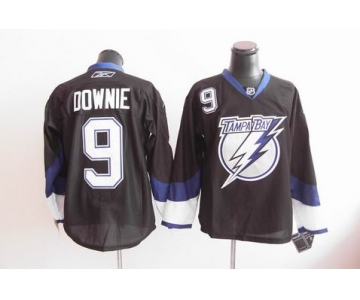 nhl jerseys tampa bay lightning #9 downie black