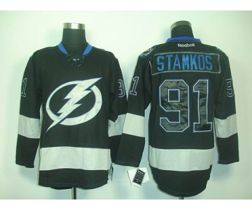 nhl jerseys tampa bay lightning #91 stamkos black[2011 new]