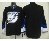 nhl jerseys tampa bay lightning blank black jersey