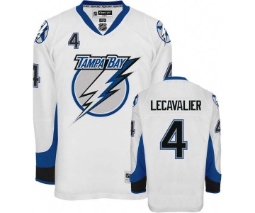 nhl tampa bay lightning #4 vincent lecavalier white jersey