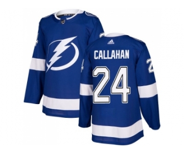 Youth Adidas Tampa Bay Lightning #24 Ryan Callahan Blue Home Authentic Stitched NHL Jersey