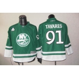 youth nhl jerseys new york islanders #91 john tavares green