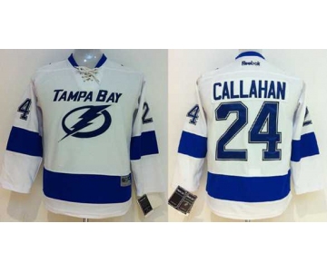 youth nhl jerseys tampa bay lightning #24 callahan white