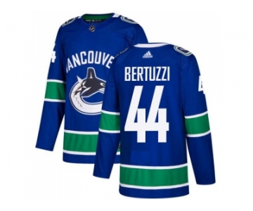 Adidas Vancouver Canucks #44 Todd Bertuzzi Blue Home Authentic Stitched NHL Jersey