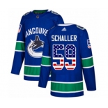 Adidas Vancouver Canucks #59 Tim Schaller Authentic Blue USA Flag Fashion NHL Jersey