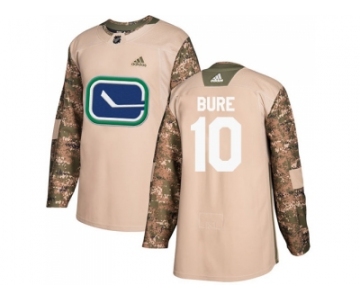 Men Adidas Vancouver Canucks #10 Pavel Bure Camo Authentic 2017 Veterans Day Stitched NHL Jersey