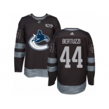 Men's Adidas Vancouver Canucks #44 Todd Bertuzzi Authentic Black 1917-2017 100th Anniversary NHL Jersey