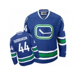 Men's Reebok Vancouver Canucks #44 Erik Gudbranson Authentic Royal Blue Third NHL Jersey