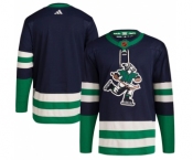 Men's Vancouver Canucks Blank Navy 2022 Reverse Retro Stitched Jersey