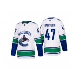 Men's adidas Vancouver Canucks #47 Sven Baertschi 2017-2018 Season Away Jersey