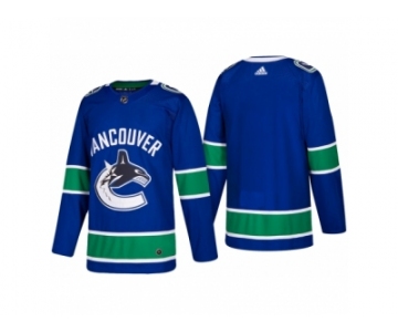 Men's adidas Vancouver Canucks Blue 2017-2018 Season New-Look Blank Jersey