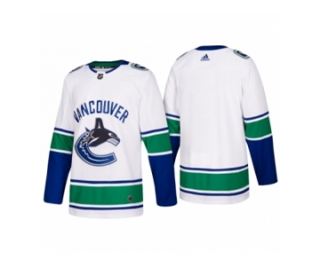 Men's adidas Vancouver Canucks White 2017-2018 Season New-Look Blank Jersey