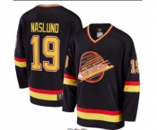 Vancouver Canucks #19 Markus Naslund Black Throwback CCM Jersey