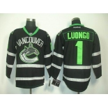 nhl jerseys vancouver canucks #1 luongo black